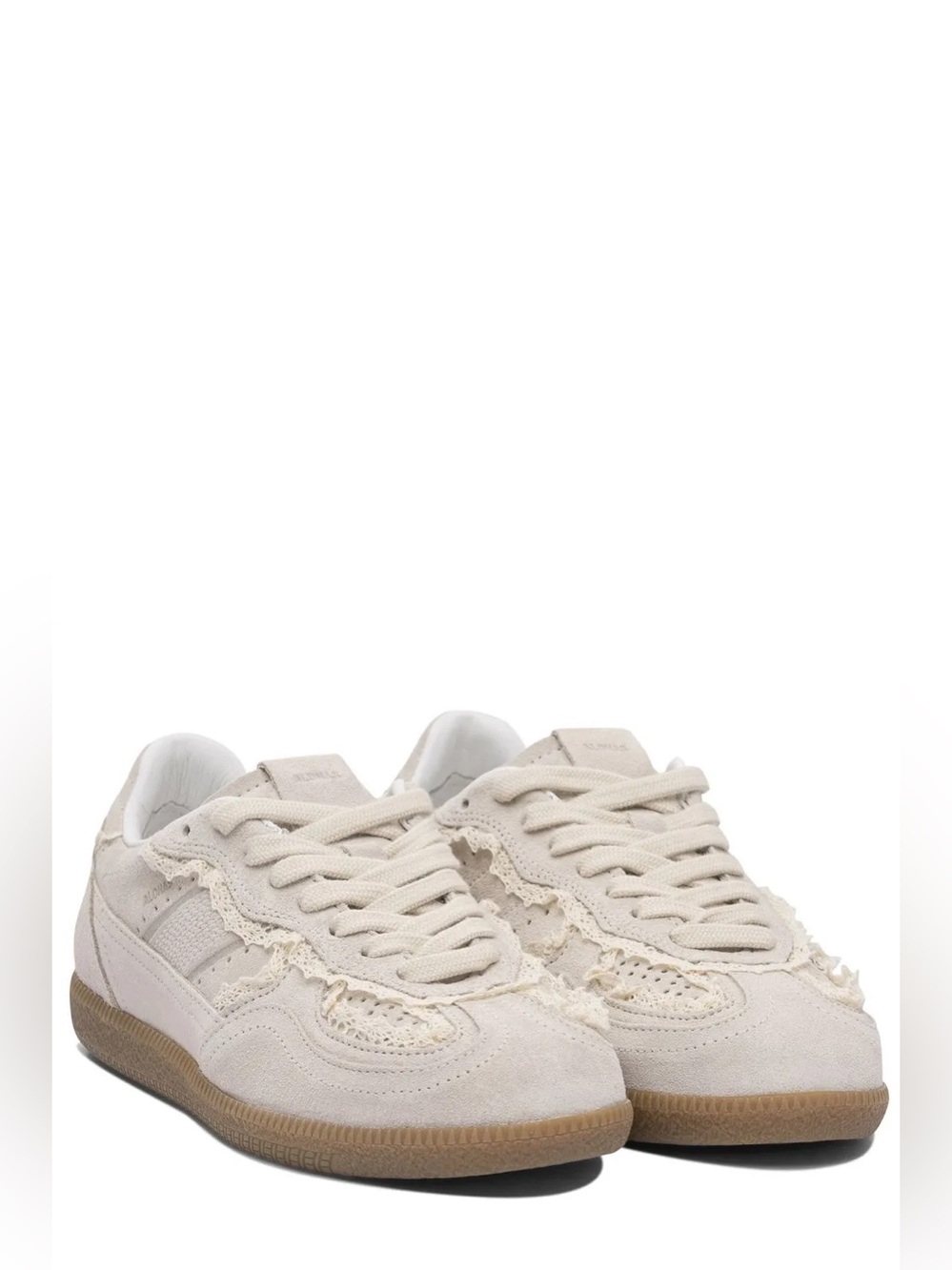 ALOHAS Tb. 490 Crochet Cream Leather Sneakers